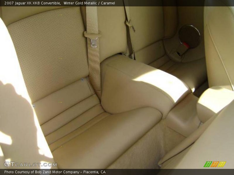 Winter Gold Metallic / Caramel 2007 Jaguar XK XK8 Convertible