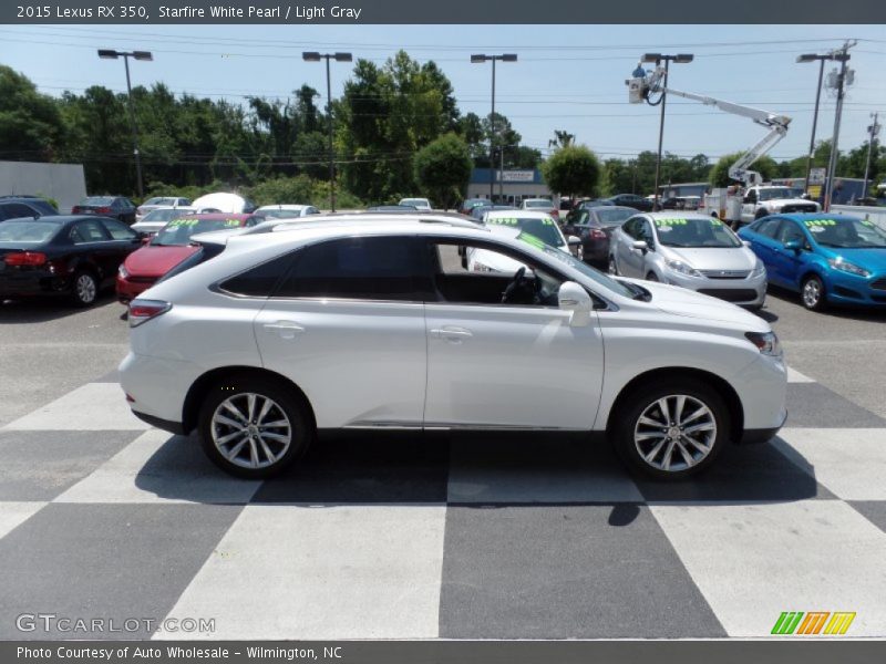 Starfire White Pearl / Light Gray 2015 Lexus RX 350