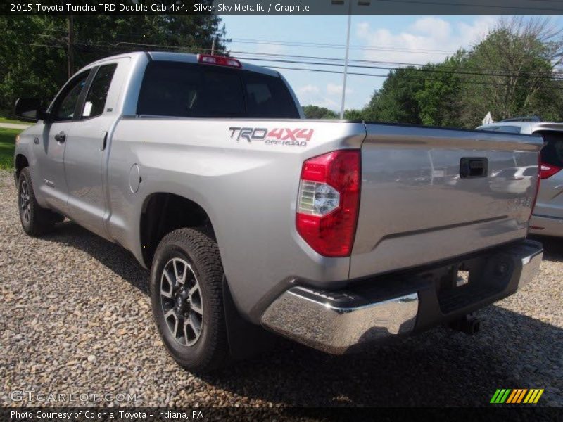 Silver Sky Metallic / Graphite 2015 Toyota Tundra TRD Double Cab 4x4