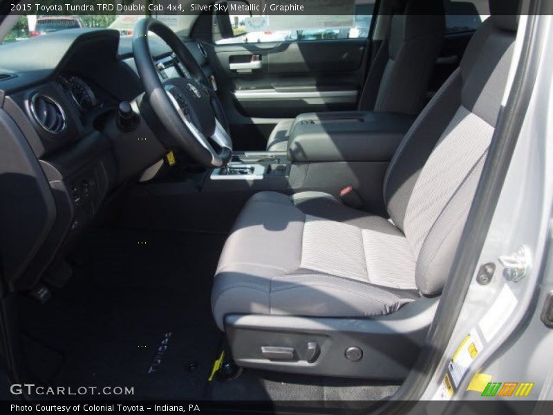 Silver Sky Metallic / Graphite 2015 Toyota Tundra TRD Double Cab 4x4