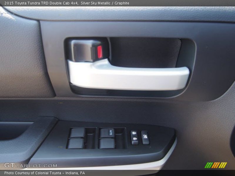 Silver Sky Metallic / Graphite 2015 Toyota Tundra TRD Double Cab 4x4