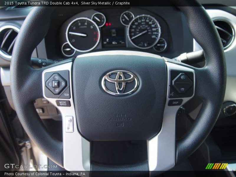 Silver Sky Metallic / Graphite 2015 Toyota Tundra TRD Double Cab 4x4