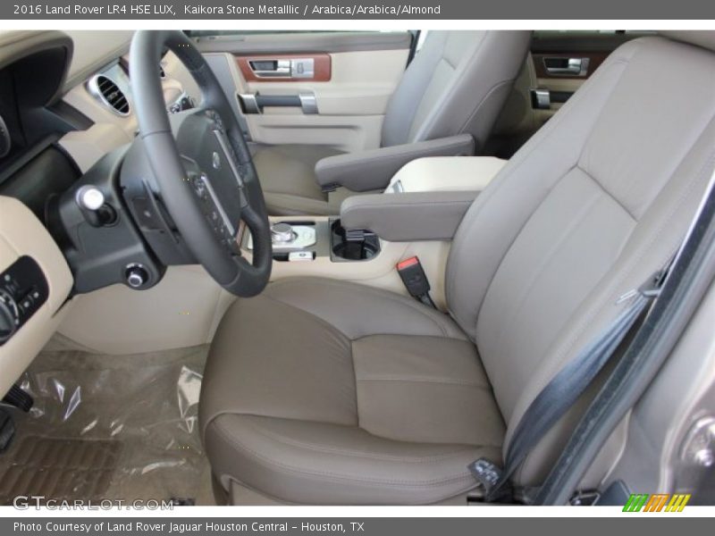 Front Seat of 2016 LR4 HSE LUX