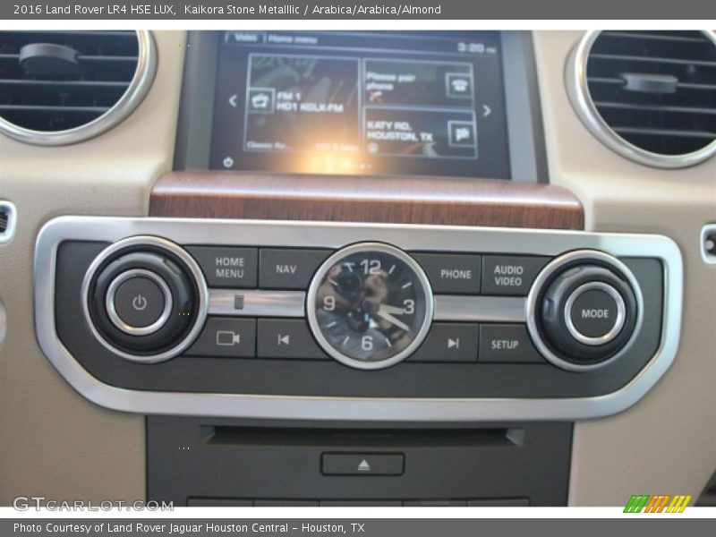 Controls of 2016 LR4 HSE LUX