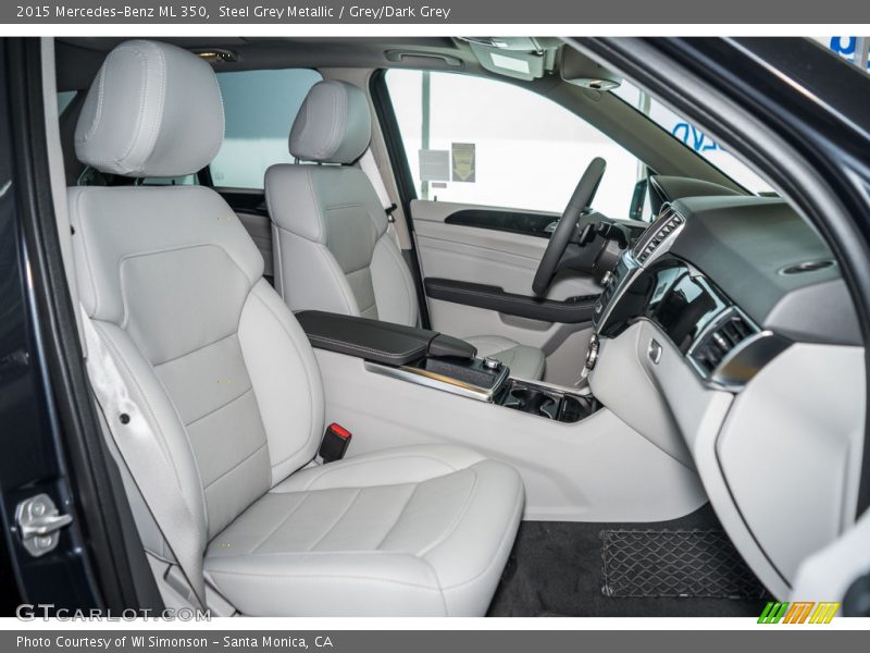 Steel Grey Metallic / Grey/Dark Grey 2015 Mercedes-Benz ML 350