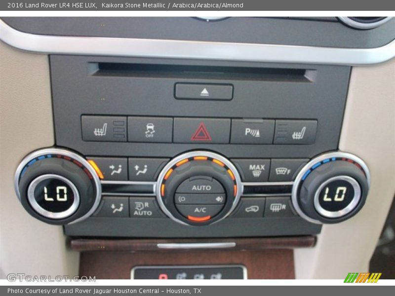 Controls of 2016 LR4 HSE LUX