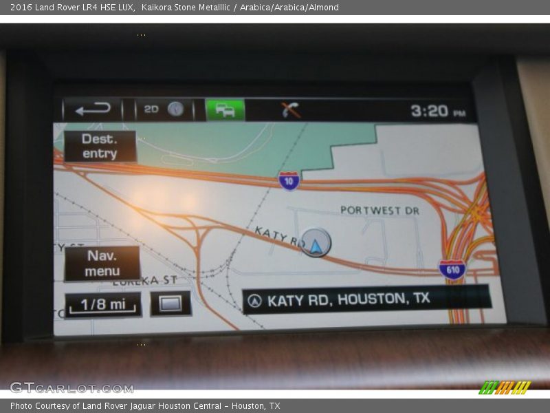 Navigation of 2016 LR4 HSE LUX