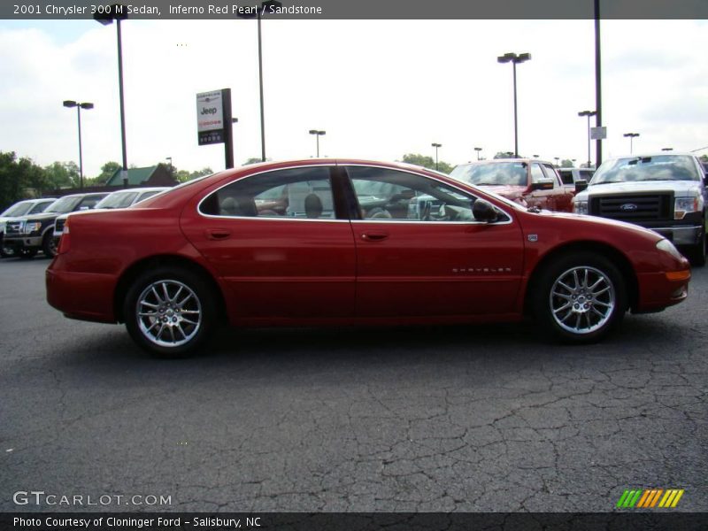 Inferno Red Pearl / Sandstone 2001 Chrysler 300 M Sedan