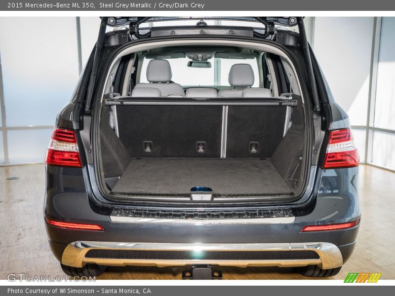 Steel Grey Metallic / Grey/Dark Grey 2015 Mercedes-Benz ML 350