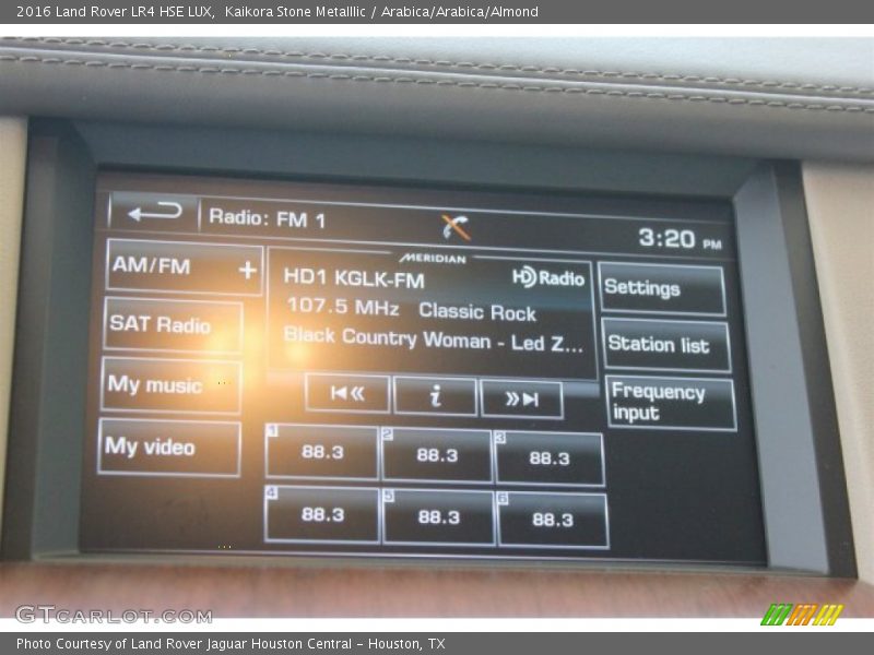 Kaikora Stone Metalllic / Arabica/Arabica/Almond 2016 Land Rover LR4 HSE LUX