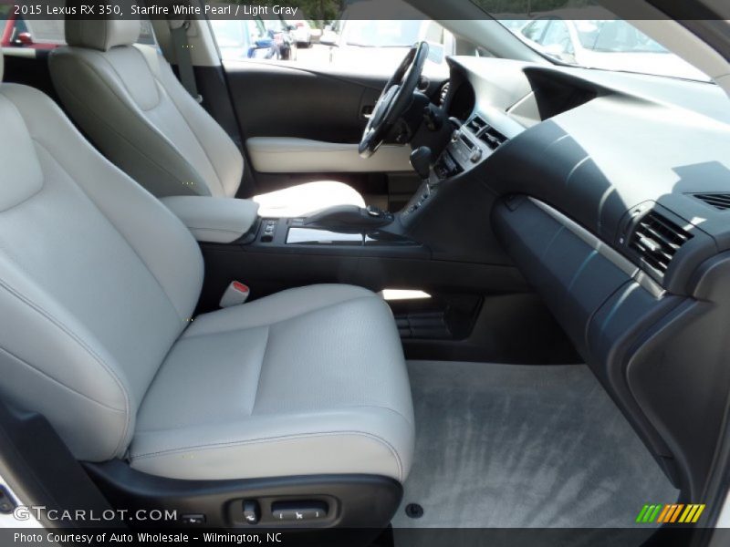 Starfire White Pearl / Light Gray 2015 Lexus RX 350