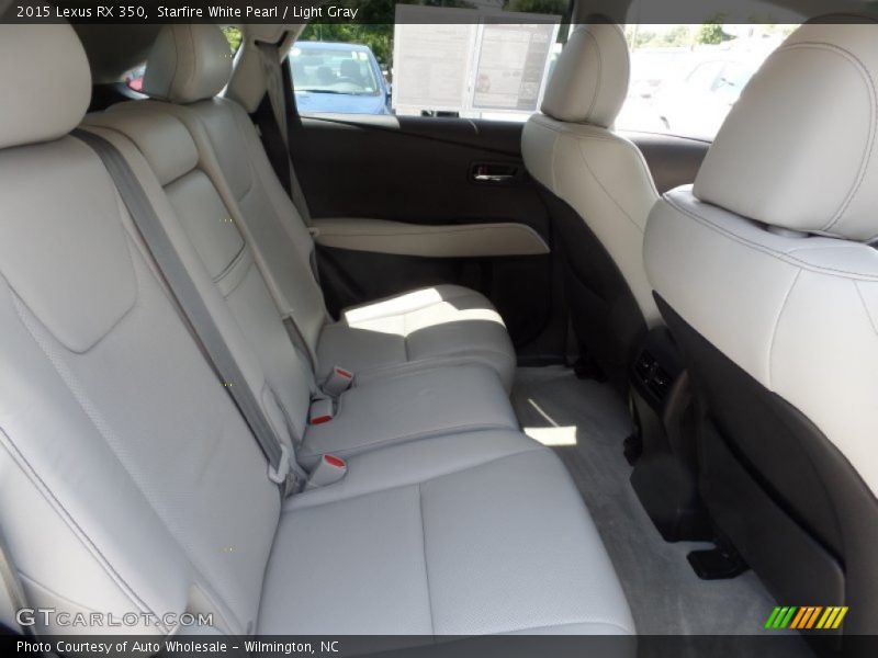 Starfire White Pearl / Light Gray 2015 Lexus RX 350