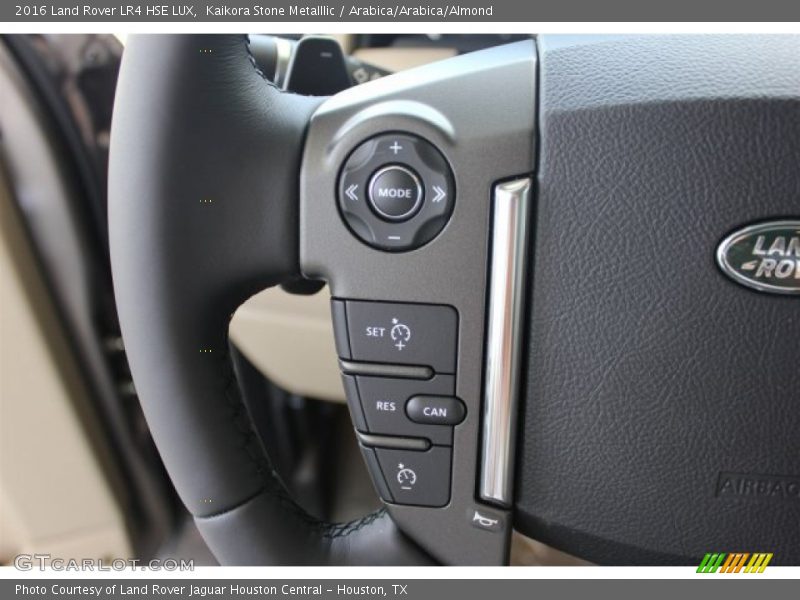 Controls of 2016 LR4 HSE LUX