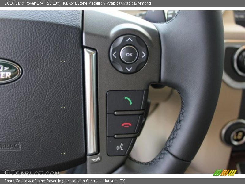 Controls of 2016 LR4 HSE LUX