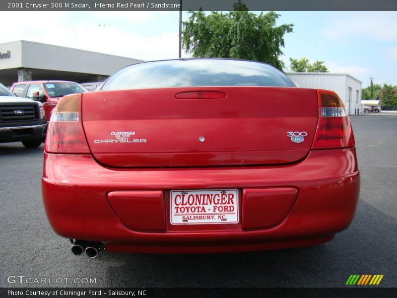Inferno Red Pearl / Sandstone 2001 Chrysler 300 M Sedan