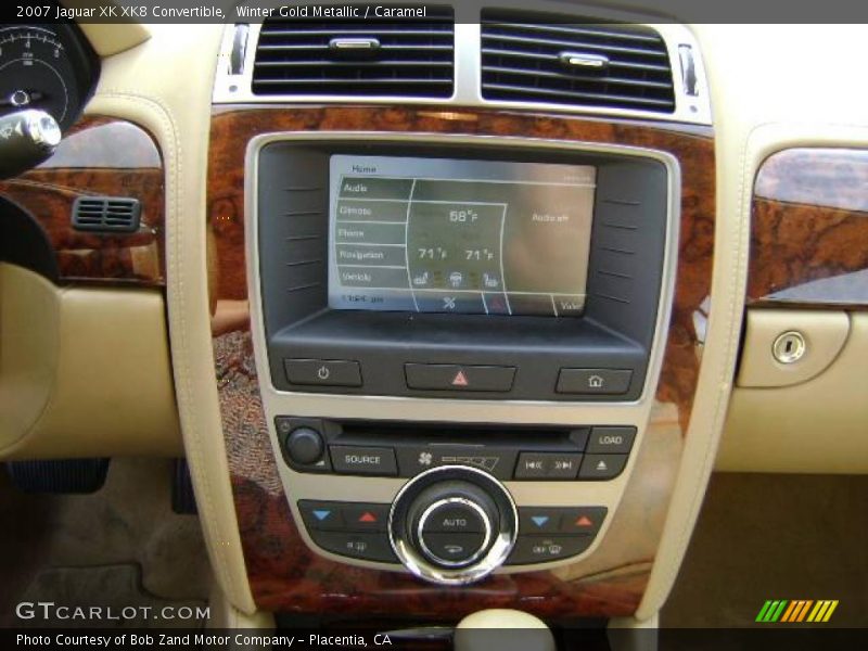 Winter Gold Metallic / Caramel 2007 Jaguar XK XK8 Convertible