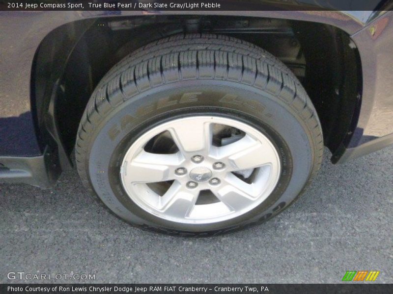 True Blue Pearl / Dark Slate Gray/Light Pebble 2014 Jeep Compass Sport