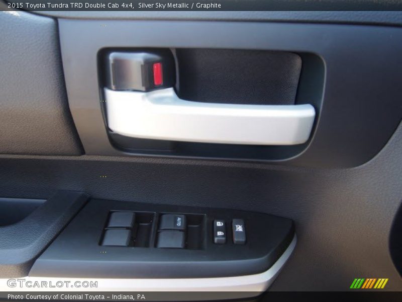 Silver Sky Metallic / Graphite 2015 Toyota Tundra TRD Double Cab 4x4