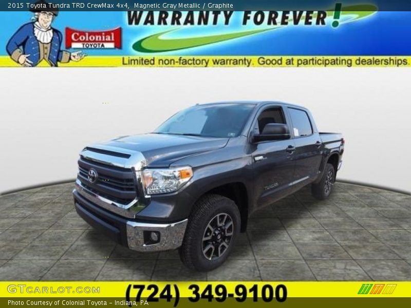 Magnetic Gray Metallic / Graphite 2015 Toyota Tundra TRD CrewMax 4x4