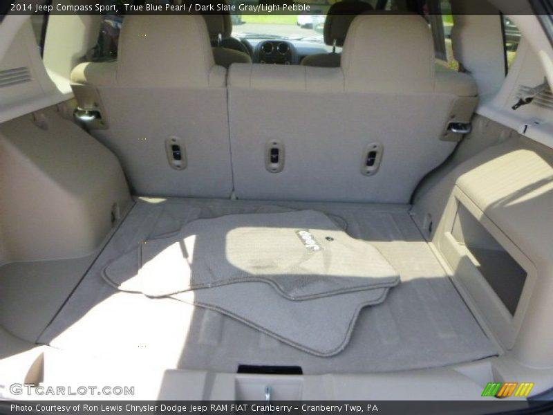 True Blue Pearl / Dark Slate Gray/Light Pebble 2014 Jeep Compass Sport