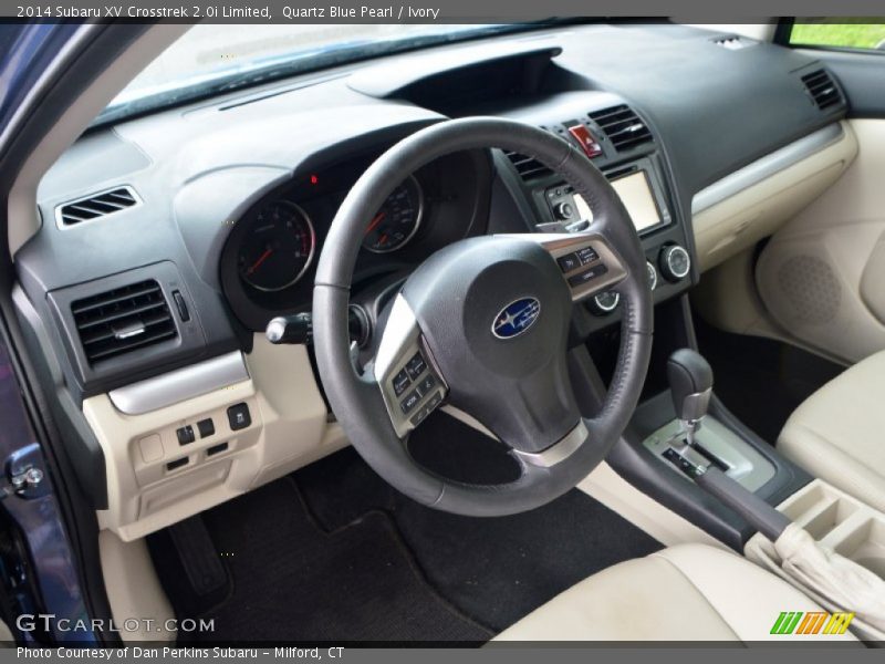 Quartz Blue Pearl / Ivory 2014 Subaru XV Crosstrek 2.0i Limited