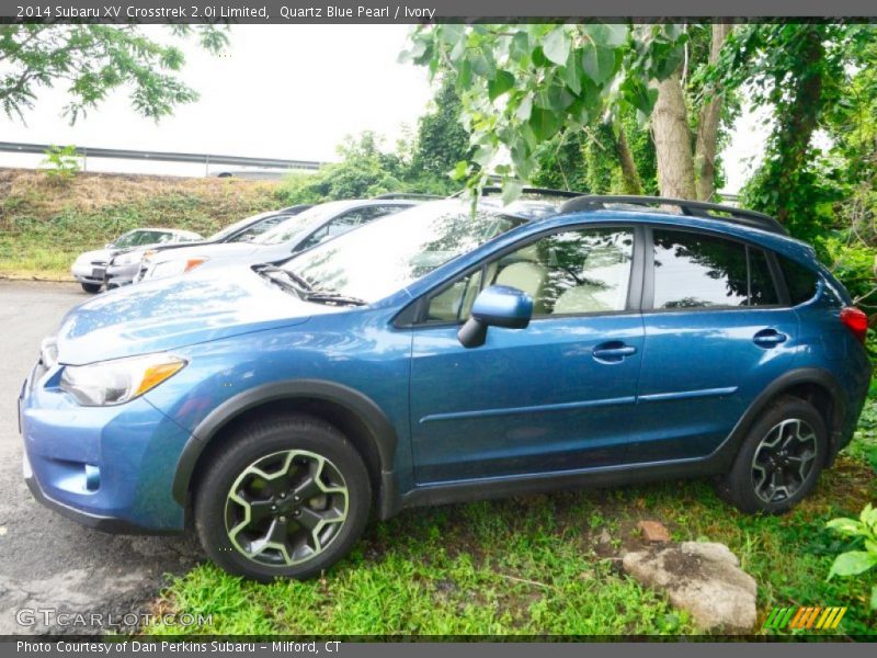 Quartz Blue Pearl / Ivory 2014 Subaru XV Crosstrek 2.0i Limited