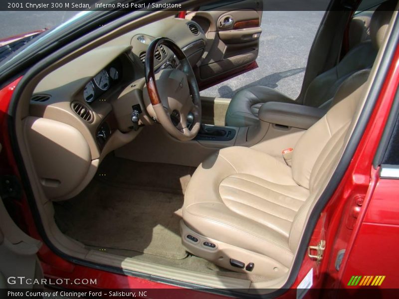 Inferno Red Pearl / Sandstone 2001 Chrysler 300 M Sedan