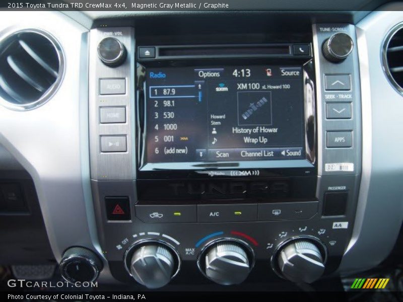 Magnetic Gray Metallic / Graphite 2015 Toyota Tundra TRD CrewMax 4x4
