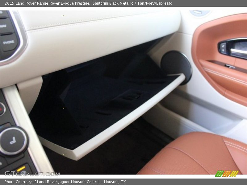Santorini Black Metallic / Tan/Ivory/Espresso 2015 Land Rover Range Rover Evoque Prestige