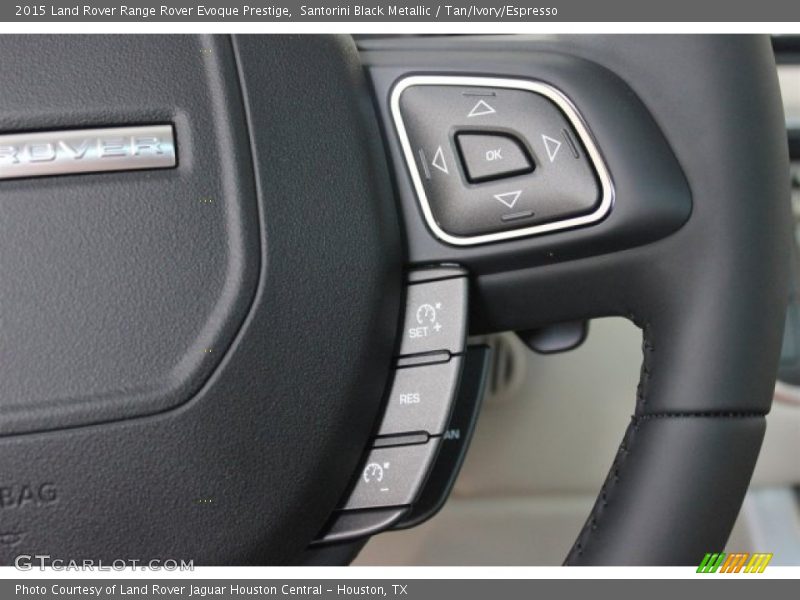 Santorini Black Metallic / Tan/Ivory/Espresso 2015 Land Rover Range Rover Evoque Prestige