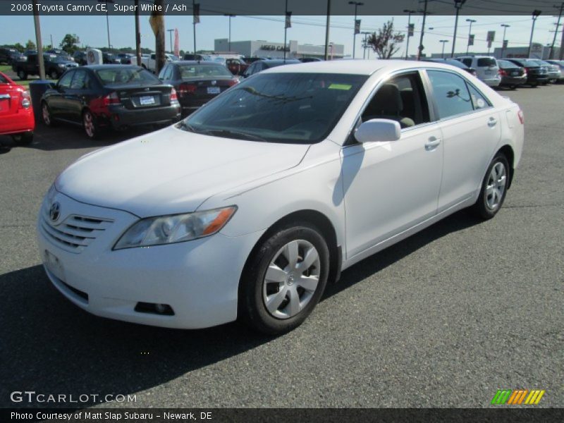 Super White / Ash 2008 Toyota Camry CE