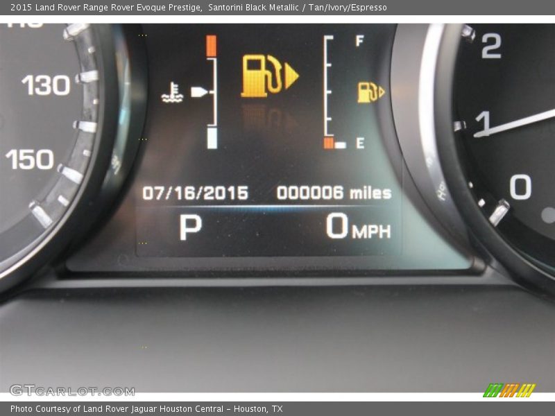 Santorini Black Metallic / Tan/Ivory/Espresso 2015 Land Rover Range Rover Evoque Prestige