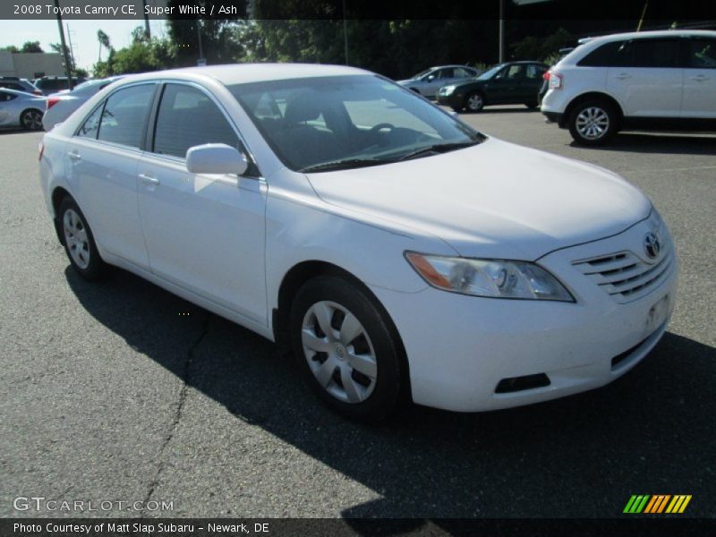 Super White / Ash 2008 Toyota Camry CE