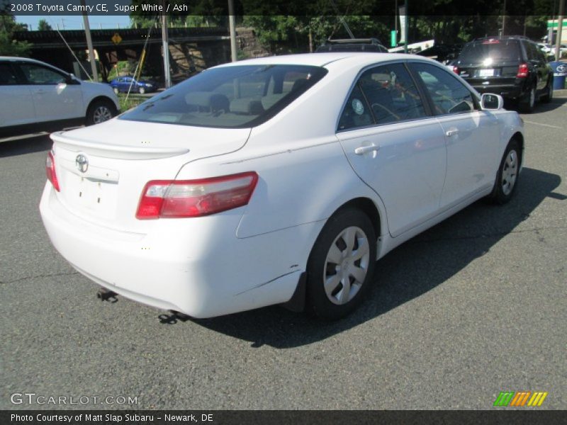 Super White / Ash 2008 Toyota Camry CE