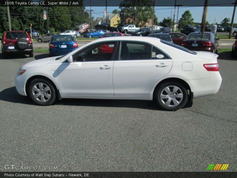 Super White / Ash 2008 Toyota Camry CE