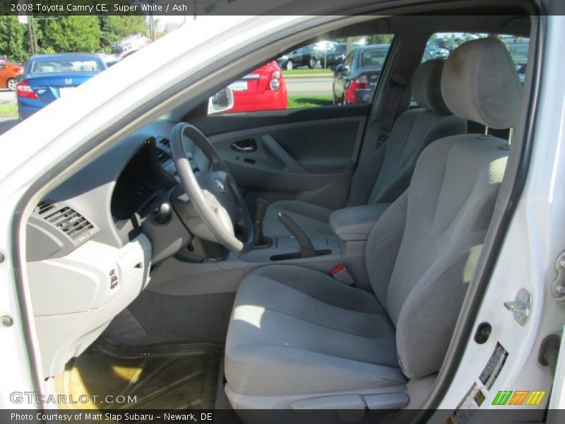 Super White / Ash 2008 Toyota Camry CE