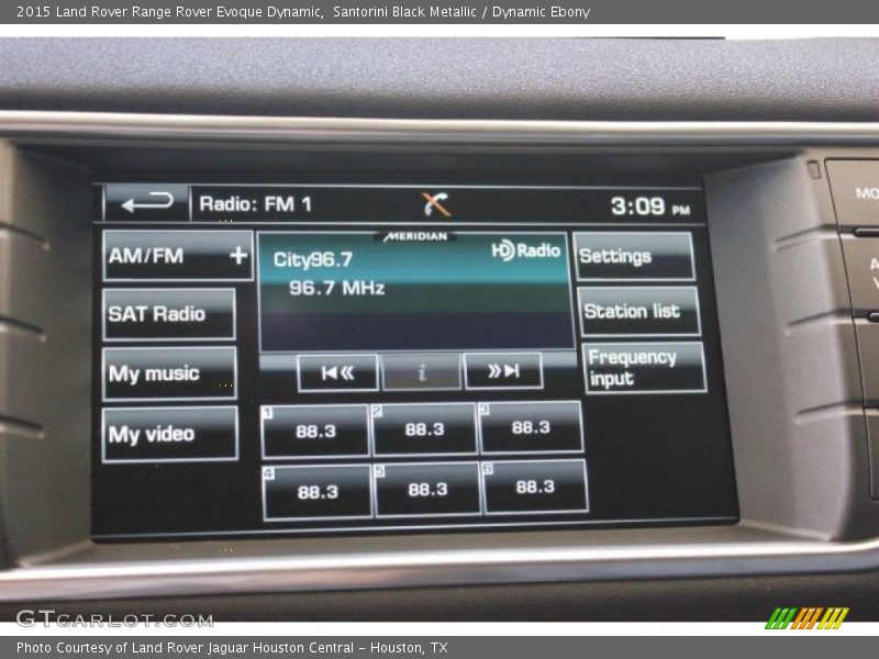 Santorini Black Metallic / Dynamic Ebony 2015 Land Rover Range Rover Evoque Dynamic