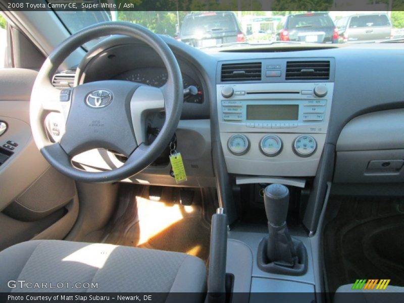 Super White / Ash 2008 Toyota Camry CE