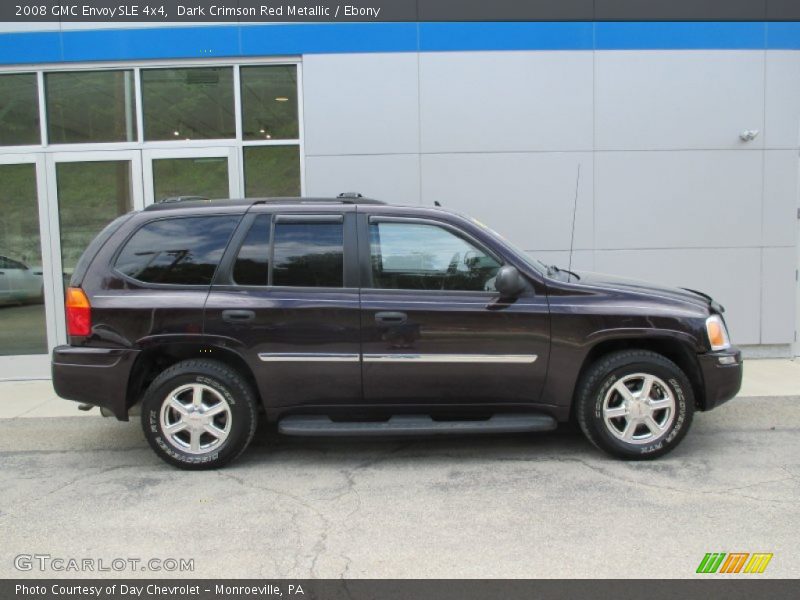 Dark Crimson Red Metallic / Ebony 2008 GMC Envoy SLE 4x4