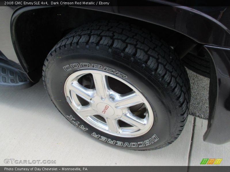 Dark Crimson Red Metallic / Ebony 2008 GMC Envoy SLE 4x4