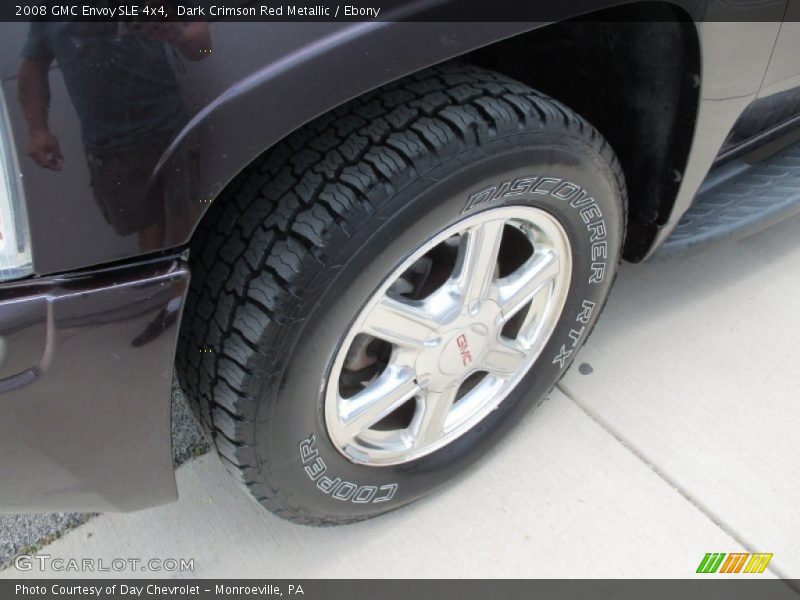 Dark Crimson Red Metallic / Ebony 2008 GMC Envoy SLE 4x4