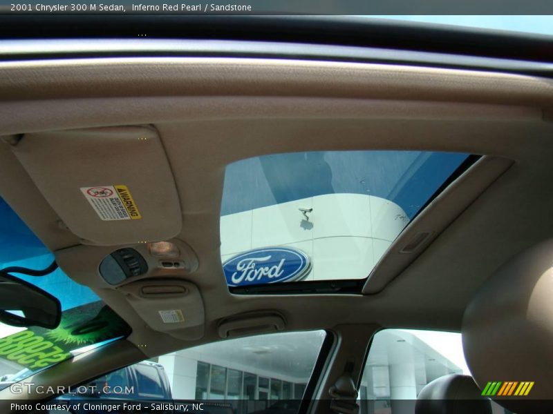 Inferno Red Pearl / Sandstone 2001 Chrysler 300 M Sedan