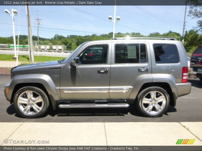 Mineral Gray Metallic / Dark Slate Gray 2012 Jeep Liberty Jet 4x4