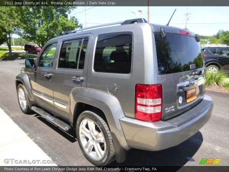 Mineral Gray Metallic / Dark Slate Gray 2012 Jeep Liberty Jet 4x4