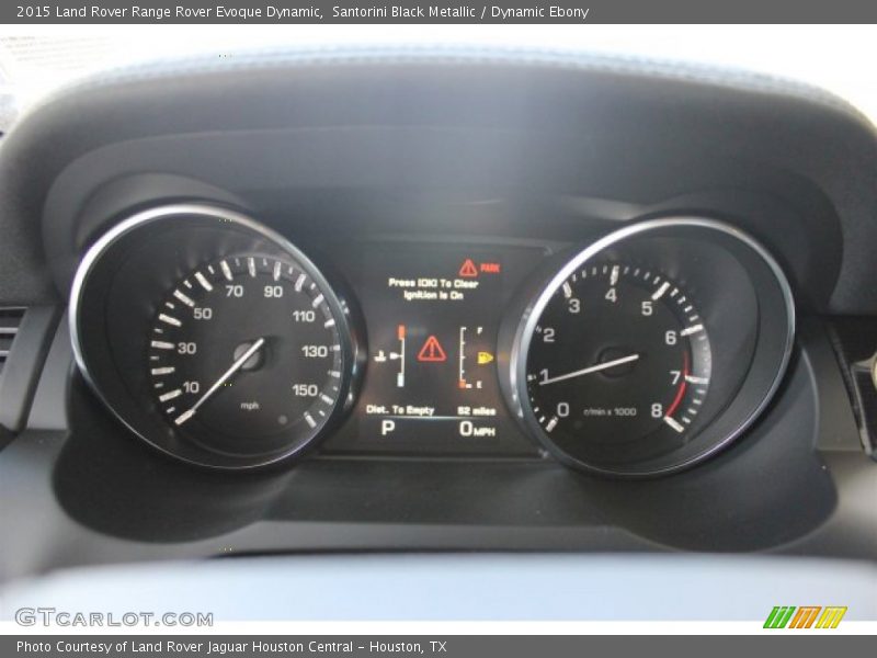 Santorini Black Metallic / Dynamic Ebony 2015 Land Rover Range Rover Evoque Dynamic