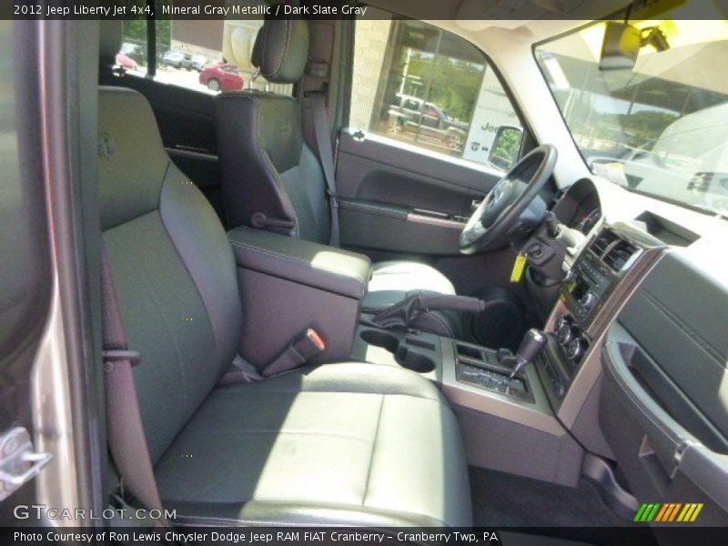 Mineral Gray Metallic / Dark Slate Gray 2012 Jeep Liberty Jet 4x4