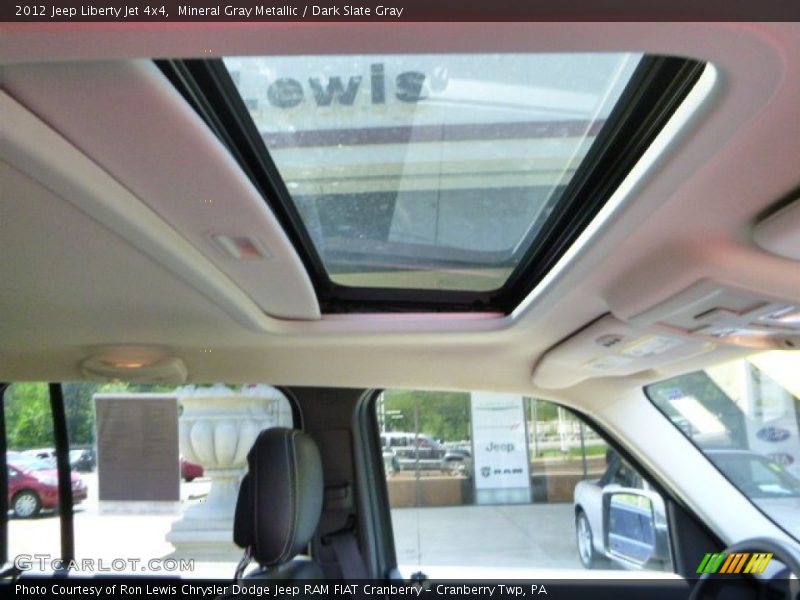 Mineral Gray Metallic / Dark Slate Gray 2012 Jeep Liberty Jet 4x4