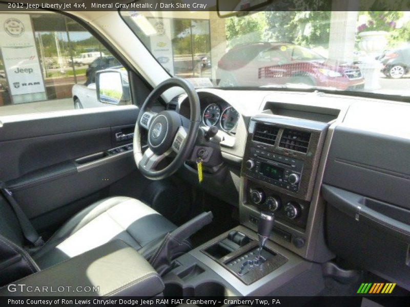 Mineral Gray Metallic / Dark Slate Gray 2012 Jeep Liberty Jet 4x4