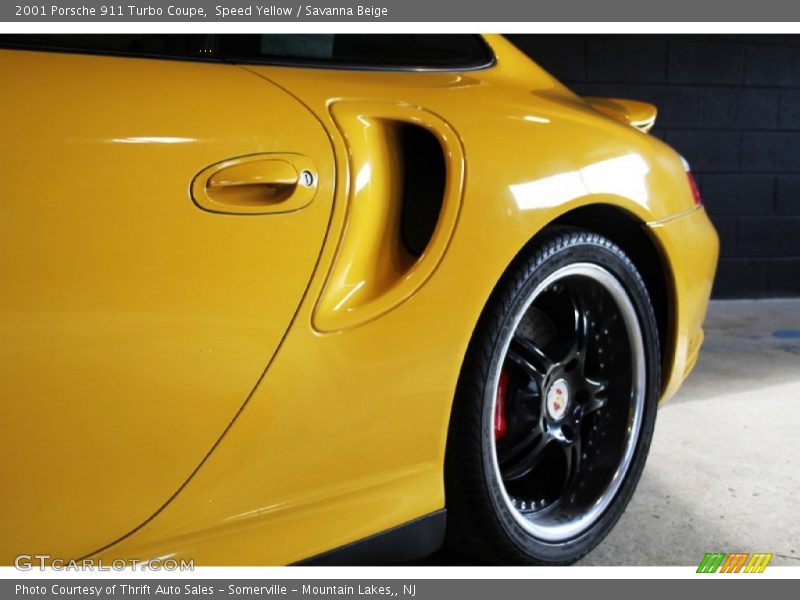 Speed Yellow / Savanna Beige 2001 Porsche 911 Turbo Coupe