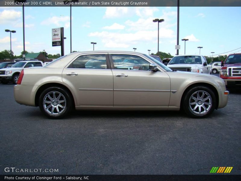 Linen Gold Metallic / Dark Slate Gray/Light Graystone 2006 Chrysler 300 C HEMI